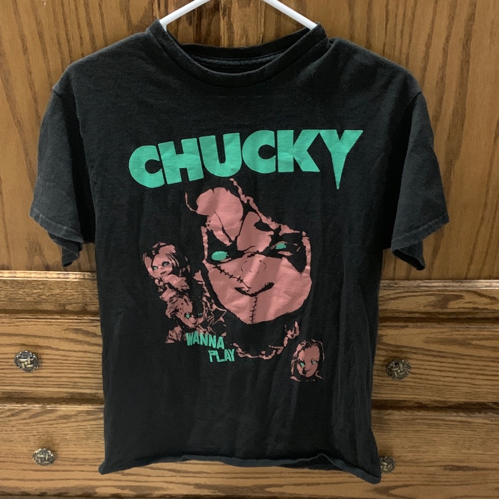 Chucky Graphic Black T-Shirt